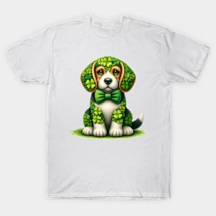 Clover Beagle Dog St Patricks Day T-Shirt